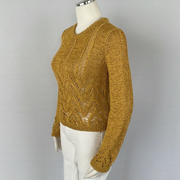 NWT BCBG Golden Yellow Sweater Size X Small - Picture 9 of 11